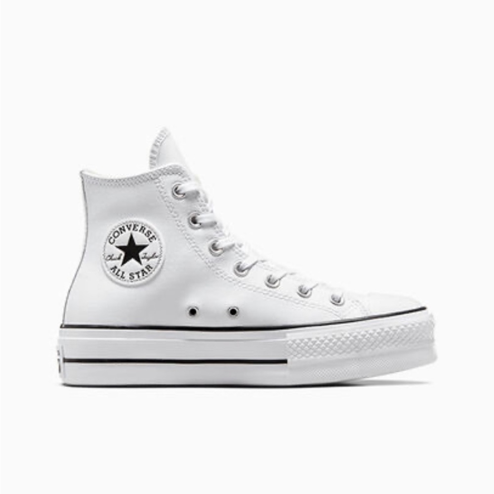 Chuck Taylor All Star Lift Platform White Leather